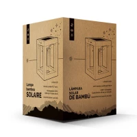 Bamboo solar lamp