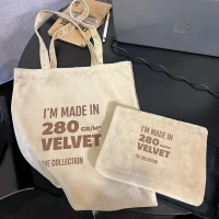 Velvet cosmetic bag 13 x 17 cm