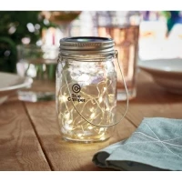 Solar lamp jar