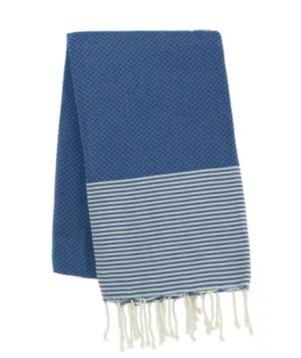 Fouta nid d\'abeille personnalisable