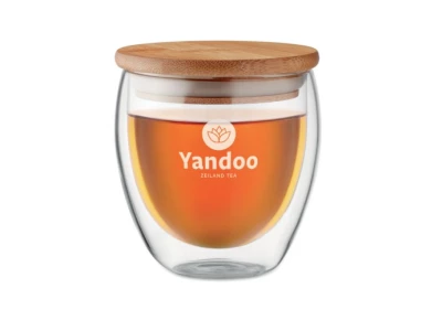 Verre borosilicate & bambou double paroi