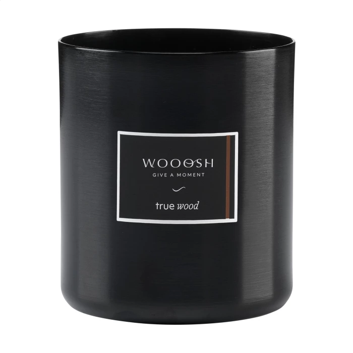 Wood scent candle