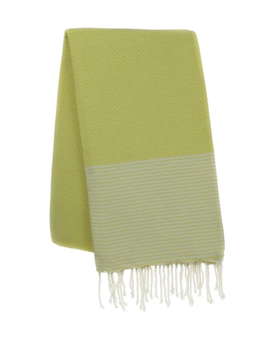 Fouta nid d\'abeille personnalisable