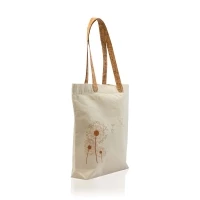 Sac coton 180 gr anses liège- 36 x 42 x 9 cm