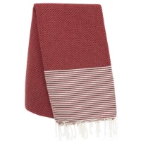 Fouta nid d\'abeille personnalisable