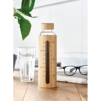 Gourde 500 ml verre borosilicate & bambou 