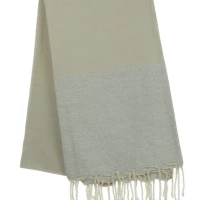 Fouta nid d\'abeille et lurex