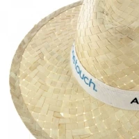 White straw Panama hat