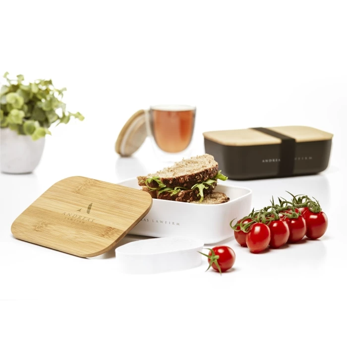 Lunch box couvercle bambou