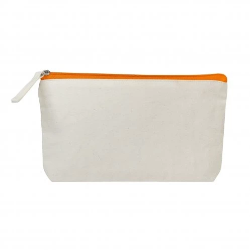 Trousse coton bio zip coloré