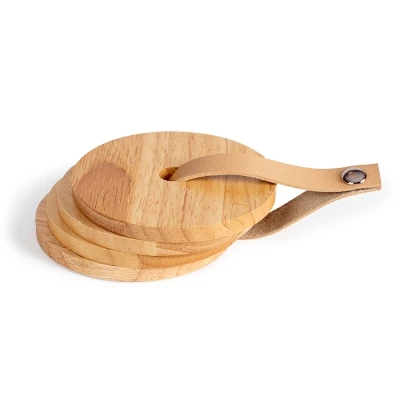 Dessous de verres en bois 