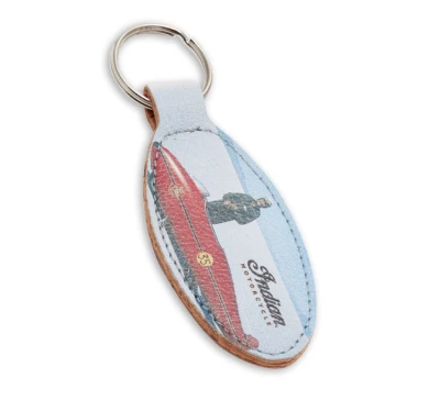 Apple skin keyring