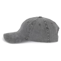 Casquette coton brossé delavé