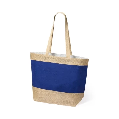 Sac coton & jute 48 x 35 x 15 cm