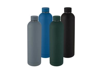 Gourde isotherme 350 / 500 / 750 / 1000 ML PERSONNALISABLE (Full Soft Bleu  canard)