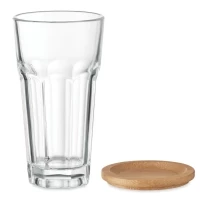 Glass & bamboo lid 300ml