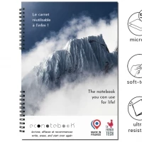 Reusable A4 notebook made France 