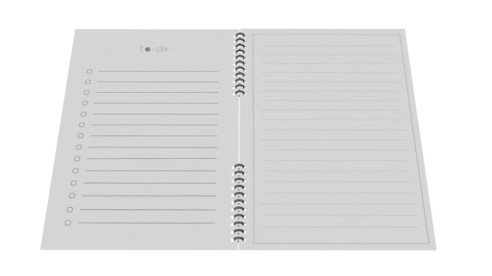 Reusable A4 notebook made France 