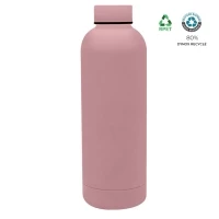 Recycled inox bottle 500ml-1% for the planet