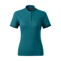 Polo femme col bombardier 