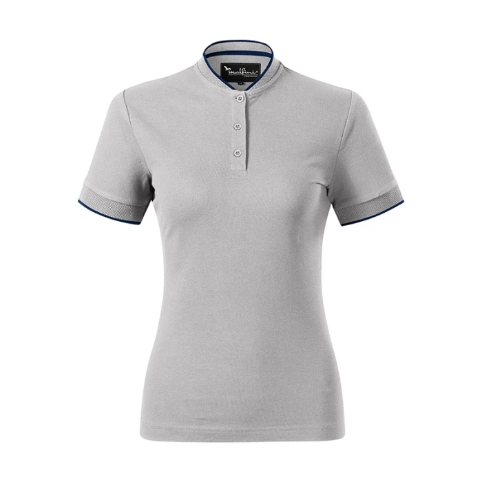 Polo femme col bombardier 