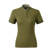 Polo femme col bombardier 