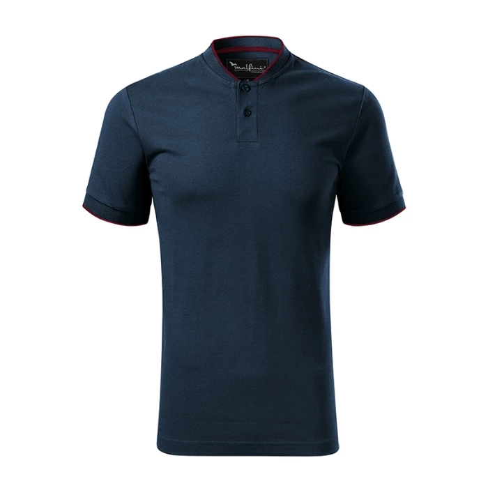 Polo homme col bombardier 