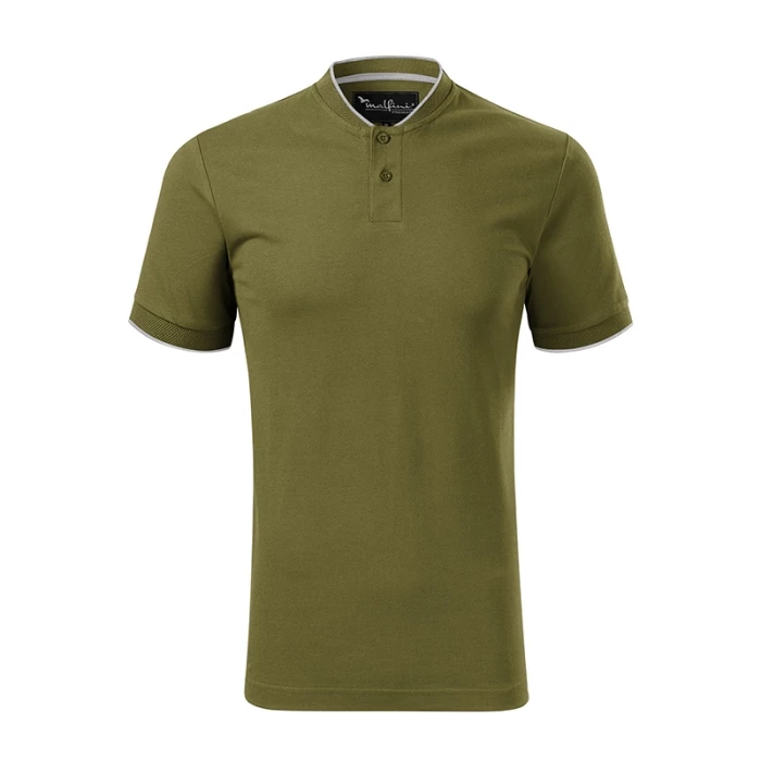 Polo homme col bombardier 