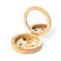 Miroir de poche bambou