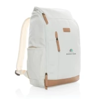 Recycled computer backpack 2% water.org