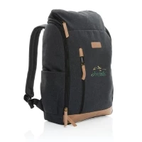 Recycled computer backpack 2% water.org