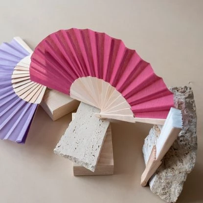 Wooden fan