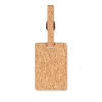 Cork luggage tag