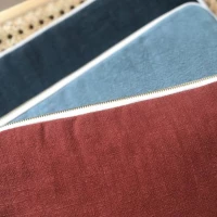 Washed linen case made France