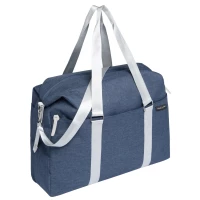 Bag with silver handles  55 x 37 x 18 cm