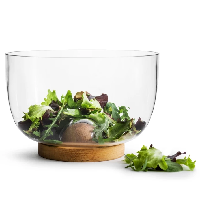 Wood salad bowl