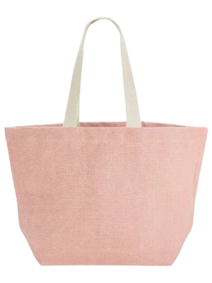 Jute beach bag 35 x 37 x 18 cm