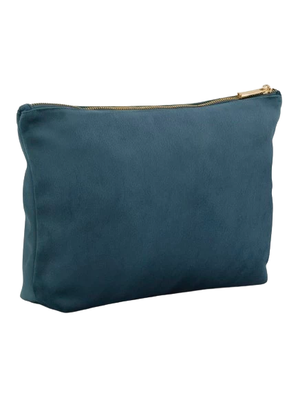 Recycled velvet pouch 27,5 x 20 x 7 cm
