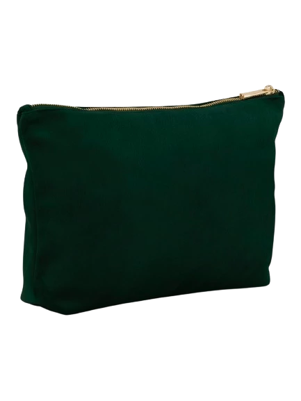 Recycled velvet pouch 27,5 x 20 x 7 cm