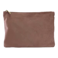 Recycled velvet pouch 24 x 23 cm