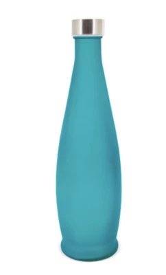 Bouteille colorée verre 1 litre