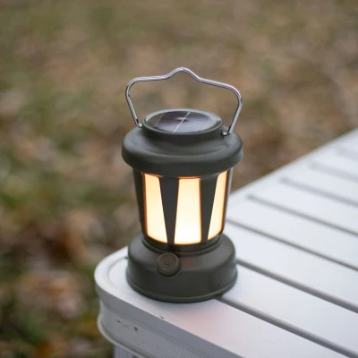 Rechargeable solar lamp