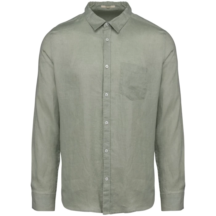 Linen men shirt Native Spirit