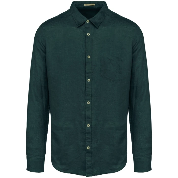 Linen men shirt Native Spirit