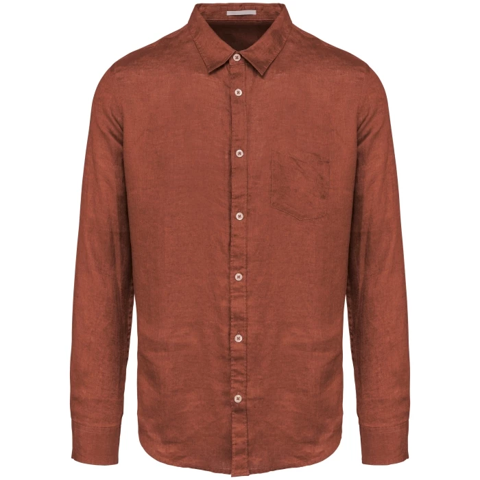 Linen men shirt Native Spirit