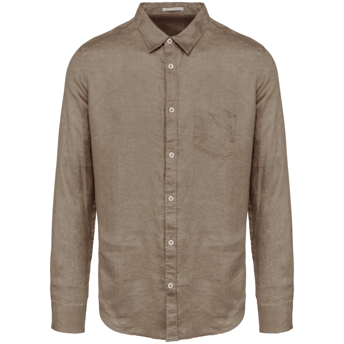 Linen men shirt Native Spirit