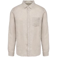 Linen men shirt Native Spirit