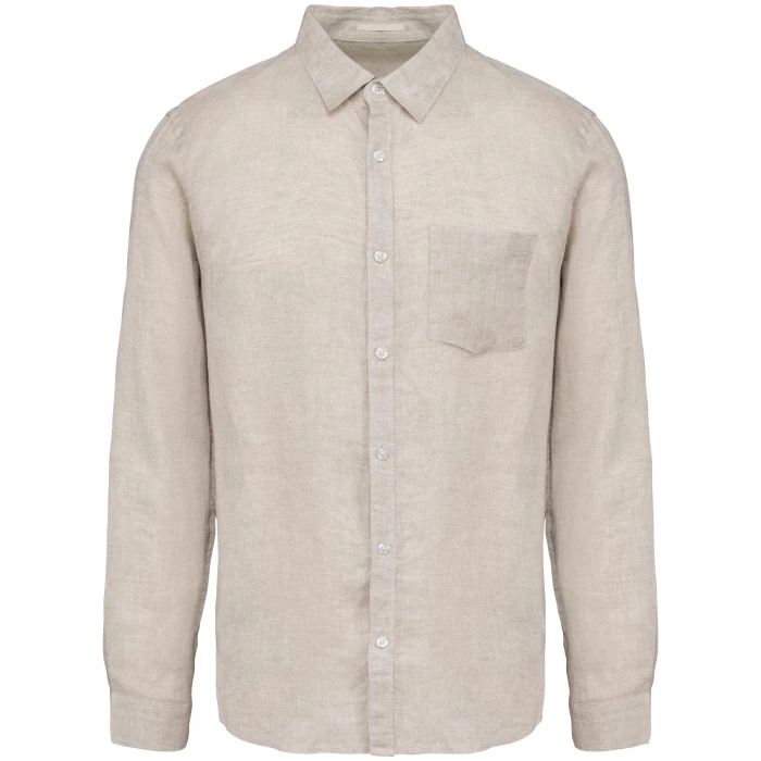 Linen men shirt Native Spirit