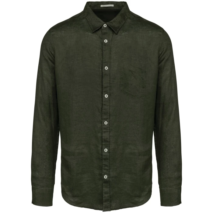 Linen men shirt Native Spirit