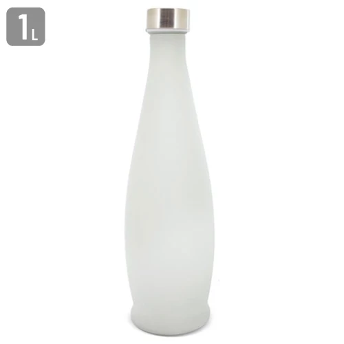 Bouteille colorée verre 1 litre